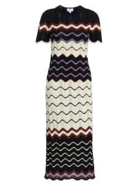 Shop Tanya Taylor Leighton Chevron Knit Dress at Saks Fifth Avenue