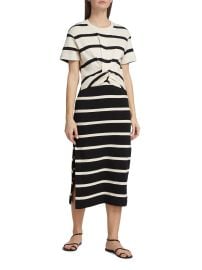 Shop Tanya Taylor Willow Twist-Front Cotton-Blend Dress at Saks Fifth Avenue