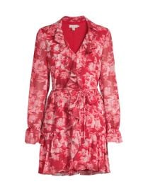 Shop Ted Baker Linndie Floral Ruffle Dress at Saks Fifth Avenue