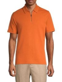 Shop Ted Baker Speysid Textured Cotton Polo at Saks Fifth Avenue