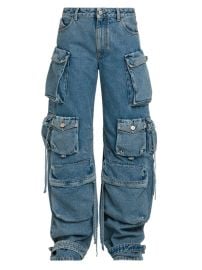 Shop The Attico Fern Lunghi Mid-Rise Jeans at Saks Fifth Avenue