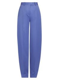 Shop The Attico Front Pleated Wool Trousers at Saks Fifth Avenue