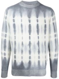 Shop The Elder Statesman Wire tie-dye cashmere jumper with Express Delivery - at Farfetch