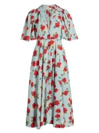 Shop The Great The Bridge Floral Midi-Dress at Saks Fifth Avenue