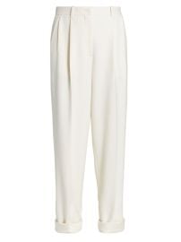 Shop The Row Cassandro Pleated-Front Pants at Saks Fifth Avenue