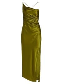 Shop The Sei Ruched Silk Dress at Saks Fifth Avenue