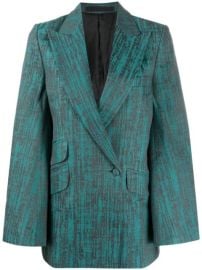 Shop Thebe Magugu Constitutional printed blazer with Express Delivery - at Farfetch