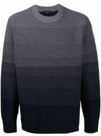 Shop Theory Burton gradient knitted jumper with Express Delivery - at Farfetch