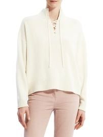 Shop Theory Cashmere Lace-Up Sweater at Saks Fifth Avenue