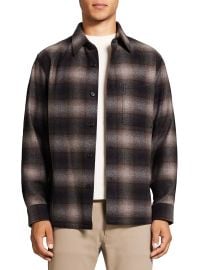 Shop Theory Clyfford Flannel Shacket at Saks Fifth Avenue