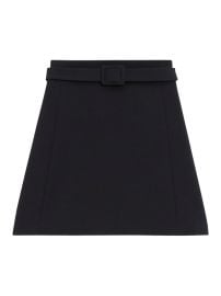 Shop Theory Crepe Belted Miniskirt at Saks Fifth Avenue