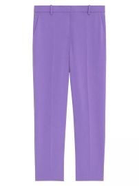 Shop Theory Crepe Cropped Tailered Trousers at Saks Fifth Avenue