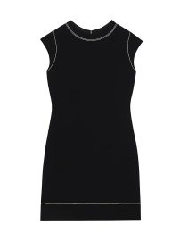 Shop Theory Embroidered Cap-Sleeve Minidress at Saks Fifth Avenue