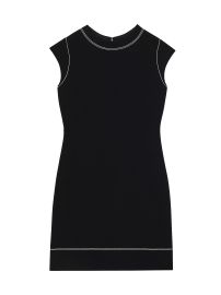 Shop Theory Embroidered Cap-Sleeve Minidress at Saks Fifth Avenue