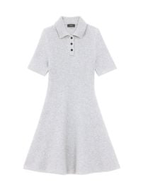 Shop Theory Felted Wool amp Cashmere Polo Dress at Saks Fifth Avenue