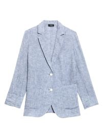 Shop Theory Hemp Single-Breasted Jacket at Saks Fifth Avenue