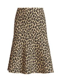 Shop Theory Leopard Print Flared Skirt at Saks Fifth Avenue