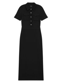 Shop Theory Military Polo Midi Dress at Saks Fifth Avenue