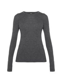 Shop Theory Mirzi Refined Merino Wool Sweater at Saks Fifth Avenue