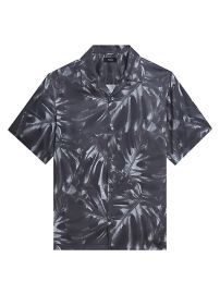 Shop Theory Noll Bold Palm Shirt at Saks Fifth Avenue