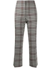 Shop Theory checked trousers with Express Delivery - at Farfetch