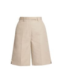 Shop Thom Browne High-Rise Straight Shorts at Saks Fifth Avenue