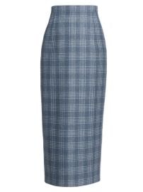 Shop Thom Browne Plaid Wool-Blend Midi-Skirt at Saks Fifth Avenue