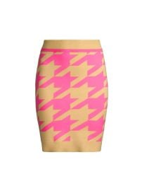 Shop Toccin Jackie Houndstooth Skirt at Saks Fifth Avenue