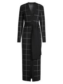 Shop Toccin Jelena Windowpane Cardigan Dress at Saks Fifth Avenue