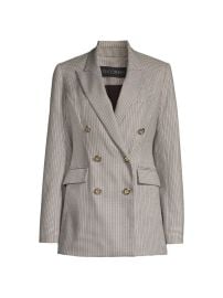 Shop Toccin Mia Double-Breasted Houndstooth Blazer at Saks Fifth Avenue