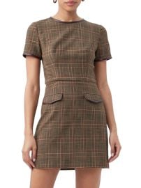 Shop Trina Turk Adisa Plaid Sheath Minidress at Saks Fifth Avenue