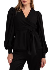 Shop Trina Turk Aquatic Wrap Top at Saks Fifth Avenue