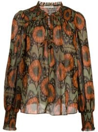 Shop Ulla Johnson Anita abstract-print blouse with Express Delivery - at Farfetch