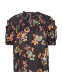 Shop Ulla Johnson Annabella Floral Top at Saks Fifth Avenue