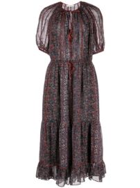 Shop Ulla Johnson Berenice silk midi dress with Express Delivery - at Farfetch