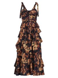 Shop Ulla Johnson Candace Ruffled Midi-Dress at Saks Fifth Avenue