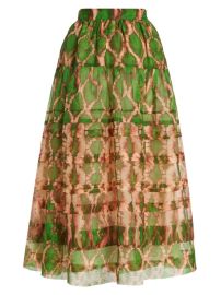 Shop Ulla Johnson Dimitra Printed Maxi Skirt at Saks Fifth Avenue