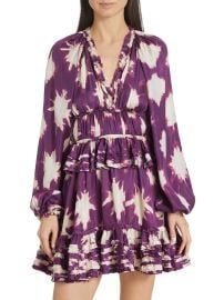 Shop Ulla Johnson Emery Tiered Silk Minidress at Saks Fifth Avenue