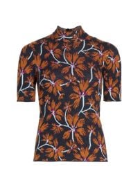 Shop Ulla Johnson Flora Floral Jacquard Top at Saks Fifth Avenue