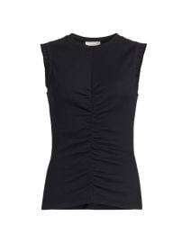 Shop Ulla Johnson Kyla Poplin Sleeveless Top at Saks Fifth Avenue