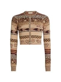 Shop Ulla Johnson Liza Wool-Blend Knit Cardigan at Saks Fifth Avenue