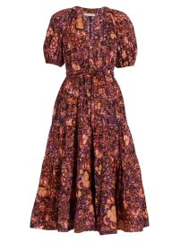 Shop Ulla Johnson Olina Printed Dress at Saks Fifth Avenue