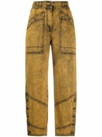 Shop Ulla Johnson acid-wash straight-leg jeans with Express Delivery - at Farfetch