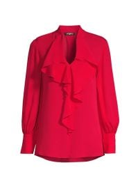 Shop Ungaro Eliane Silk Ruffle Blouse at Saks Fifth Avenue