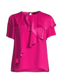 Shop Ungaro Valarie Ruffle Blouse at Saks Fifth Avenue