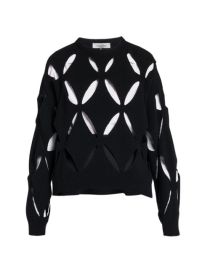 Shop Valentino Cutout Wool Sweater at Saks Fifth Avenue