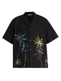 Shop Valentino Embroidered Palm Tree Shirt at Saks Fifth Avenue