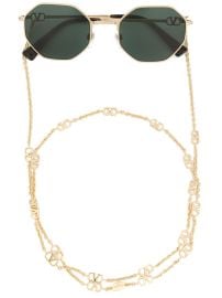 Shop Valentino Eyewear VA2040 VLogo chain sunglasses with Express Delivery - at Farfetch