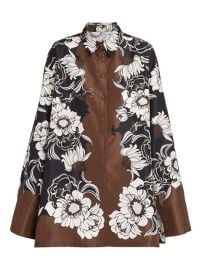 Shop Valentino Floral Mini Shirtdress at Saks Fifth Avenue