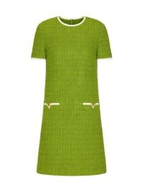 Shop Valentino Garavani Plain Tweed Short Dress at Saks Fifth Avenue